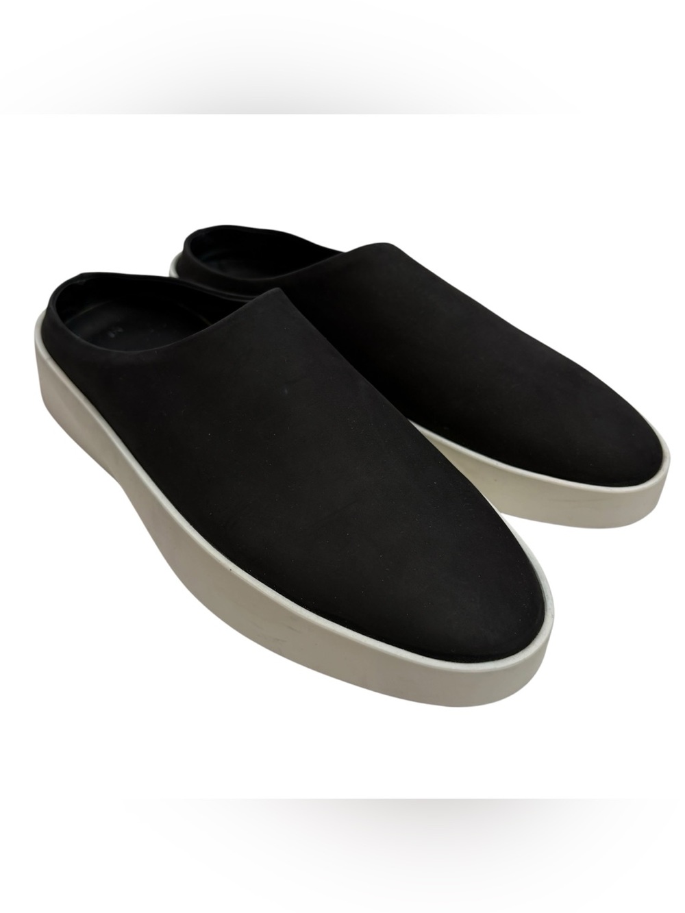 WOLF & SHEPARD Women’s Black Slip-On Platform Mules $195